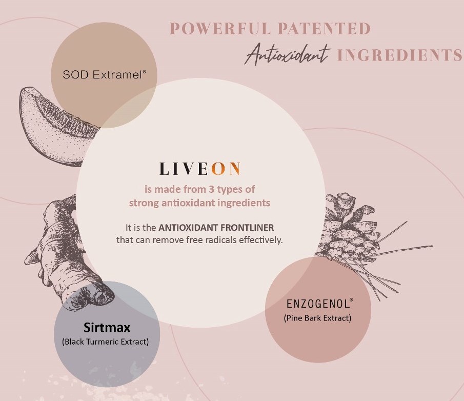 LIVEON - SOD extramel Enzogenol Sirtmax